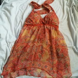 Jordache size medium Orange halter  top